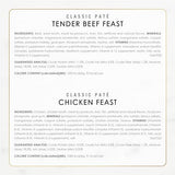Fancy Feast Poultry and Beef Feast Classic Pate Collection Grain Free Wet Cat Food Variety Pack - (Pack of 30) 3 oz. Cans-UPStoxs