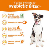 Zesty Paws Probiotics for Dogs - Digestive Enzymes for Gut Flora, Digestive Health, Diarrhea & Bowel Support - Clinically Studied DE111 - Dog Supplement Soft Chew for Pet Immune System - Chicken-UPStoxs
