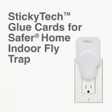 Safer Home SH506 Indoor Plug-in Fly Trap Refill Pack of 6 Glue Cards for SH502 Indoor Fly Trap-UPStoxs