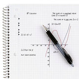 Five Star Spiral Notebook + Study App, 1 Subject, Graph Ruled Paper, Fights Ink Bleed, Water Resistant Cover, 8-1/2" x 11", 100 Sheets, Tidewater Blue (06190AA4)-UPStoxs