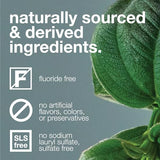 Davids Fluoride Free Nano Hydroxyapatite Toothpaste for Remineralizing Enamel & Sensitive Relief, Whitening, Antiplaque, SLS Free, Natural Peppermint, 5.25oz, Made in USA-UPStoxs