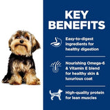 Hill's Science Diet Small & Mini, Adult 1-6, Small & Mini Breeds Premium Nutrition, Dry Dog Food, Lamb & Brown Rice, 4.5 lb Bag-UPStoxs