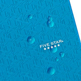 Five Star 2-Pocket Folder, Plastic Folder with Stay-Put Tabs, Fits 3 Ring Binder, Holds 8-1/2" x 11" Paper, Blue (333420H-ECM)-UPStoxs