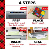 Scotch TL901X Thermal Laminator, 1 Laminating Machine, Gray, Laminate Recipe Cards, Photos and Documents, For Home, Office or School Supplies, 9 in.-UPStoxs