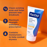 PanOxyl Acne Foaming Wash Benzoyl Peroxide 10% Maximum Strength Antimicrobial, 5.5 Oz-UPStoxs
