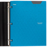 Five Star 2-Pocket Folder, Plastic Folder with Stay-Put Tabs, Fits 3 Ring Binder, Holds 8-1/2" x 11" Paper, Blue (333420H-ECM)-UPStoxs