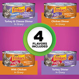 Purina Friskies Gravy Wet Cat Food Variety Pack, Poultry Shreds, Meaty Bits & Prime Filets - (Pack of 32) 5.5 oz. Cans-UPStoxs