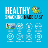 The Only Bean Crunchy Dry Roasted Edamame Snacks (Sea Salt), Keto Snack Food, High Protein (11g) Healthy Snacks, Low Carb Gluten Free Office Vegan Food 100 Calorie Snack Pack, 0.9oz 10 Pack-UPStoxs