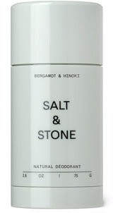 SALT & STONE Natural Aluminum-Free Deodorant with Bergamot & Hinoki - For Men & Women-UPStoxs