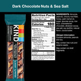 KIND Bars, Dark Chocolate Nuts and Sea Salt, Healthy Snacks, Gluten Free, Low Sugar, 6g Protein, 12 Count-UPStoxs