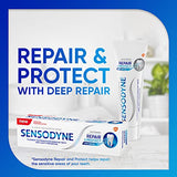 Sensodyne Repair and Protect Whitening Toothpaste, Toothpaste for Sensitive Teeth and Cavity Prevention, 3.4 oz (Pack of 2)-UPStoxs