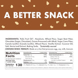 Rip Van Chocolate Hazelnut Wafer Cookies, Keto, Non-GMO, Healthy Snacks, Low Carb & Low Sugar (2g), Low Calorie, Vegan, 16 Count-UPStoxs