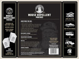 Grandpa Gus's Extra-Strength Mouse Repellent Pouches, Cinnamon/Peppermint Oils Repel Mice from Nesting & Freshen Air in Car/RV/Boat/Garage/Shed/Cabin, 1.75 oz (Pack of 10)-UPStoxs