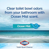 Clorox Toilet Bowl Cleaner, Clinging Bleach Gel, Ocean Mist - 24 Ounces, Pack of 2-UPStoxs