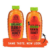 Nate's Organic 100% Pure, Raw & Unfiltered Honey - USDA Certified Organic - 32oz. Squeeze Bottle-UPStoxs