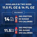 Core Power Fairlife 26g Protein Milk Shakes, Ready To Drink for Workout Recovery, Strawberry Banana, 14 Fl Oz (Pack of 12)-UPStoxs