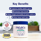 PetLab Co. ProBright Dental Powder - Dog Breath Freshener - Teeth Cleaning Made Easy – Targets Tartar & Bad Breath - Formulated for Small Dogs-UPStoxs