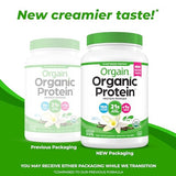 Orgain Organic Vegan Protein Powder, Vanilla Bean - 21g Plant Protein, 6g Prebiotic Fiber, No Lactose Ingredients, No Added Sugar, Non-GMO, For Shakes & Smoothies, 2.03 lb (Packaging May Vary)-UPStoxs