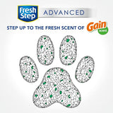 Fresh Step Clumping Cat Litter, With Gain, Advanced, Extra Large, 37 Pounds total (2 Pack of 18.5lb Boxes)-UPStoxs
