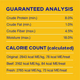 PEDIGREE DENTASTIX Large Dog Dental Care Treats Original, Beef & Fresh Variety Pack, 2.73 lb.Pack (51 Treats)-UPStoxs