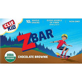 CLIF Kid Zbar - Chocolate Brownie - Soft Baked Whole Grain Snack Bars - USDA Organic - Non-GMO - Plant-Based - 1.27 oz. (18 Pack)-UPStoxs