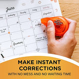 BIC Wite-Out Brand EZ Correct Correction Tape, 39.3 Feet, 2-Count Pack of white Correction Tape, Fast, Clean and Easy to Use Tear-Resistant Tape Office or School Supplies-UPStoxs