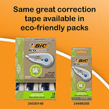 BIC Wite-Out Brand EZ Correct Correction Tape, 39.3 Feet, 2-Count Pack of white Correction Tape, Fast, Clean and Easy to Use Tear-Resistant Tape Office or School Supplies-UPStoxs
