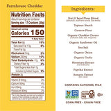 Simple Mills Almond Flour Crackers, Farmhouse Cheddar - Gluten Free, Healthy Snacks, 4.25 Ounce (Pack of 1)-UPStoxs