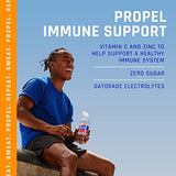 Propel Immune Support with Vitamin C + Zinc, 3 Flavor Variety Pack, 16 Fl Oz (Pack of 12)-UPStoxs