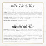 Purina Fancy Feast Tender Ocean Whitefish, Turkey, Chicken and Salmon Feasts Wet Kitten Food Variety Pack - (Pack of 24) 3 oz. Boxes-UPStoxs