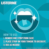 Listerine Cool Mint Pocketpaks Breath Strips Kills Bad Breath Germs, 24-Strip Pack (12 Pack)-UPStoxs