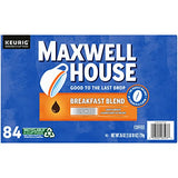 Maxwell House Breakfast Blend Light Roast K-Cup Coffee Pods (84 ct Box)-UPStoxs