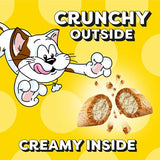 TEMPTATIONS Jumbo Stuff Crunchy and Soft Cat Treats, Tasty Chicken Flavor, 14 oz. Tub, (Pack of 1)-UPStoxs