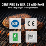 ThermoPro TP-03B Digital Meat Thermometer for Cooking Kitchen Food Candy Instant Read Thermometer with Backlight and Magnet for Oil Deep Fry BBQ Grill Smoker Thermometer-UPStoxs