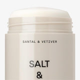 SALT & STONE Natural Deodorant - Santal & Vetiver | Extra Strength Natural Deodorant for Women & Men | Aluminum Free with Seaweed Extracts, Shea Butter & Probiotics | Free From Parabens & Sulfates-UPStoxs