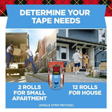 Scotch Packaging Bundle with Scotch Heavy Duty Packaging Tape, 1.5" Core, 6 Rolls with Dispenser + Scotch Cushion Lock Protective Wrap, 12 in x 50 ft-UPStoxs