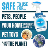 Pooph Pet Odor Eliminator, 32oz Spray - Dismantles Odors on a Molecular Basis, Dogs, Cats, Freshener, Urine, Poop, Pee, Deodorizer, Natures, Puppy, Fresh, Clean, Furniture, Potty, Safe-UPStoxs