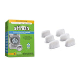 Affresh Washing Machine Cleaner, 6 Month Supply, Cleans Front Load and Top Load Washers, Including HE & Premium 6-pack Water Filters For Replacement Breville BWF100 with Ion Exchange Resin inside-UPStoxs