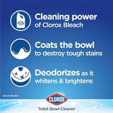Clorox Toilet Bowl Cleaner, Clinging Bleach Gel, Ocean Mist - 24 Ounces, Pack of 2-UPStoxs