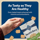 Blue Buffalo Health Bars Natural Crunchy Dog Treats Biscuits, Apple & Yogurt 16-oz Bag-UPStoxs