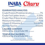 INABA Churu Cat Treats, Grain-Free, Lickable, Squeezable Creamy Purée Cat Treat/Topper with Vitamin E & Taurine, 0.5 Ounces Each Tube, 50 Tubes, Tuna & Chicken Variety-UPStoxs