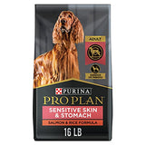 Purina Pro Plan Sensitive Skin and Stomach Dog Food Salmon and Rice Formula - 16 lb. Bag-UPStoxs