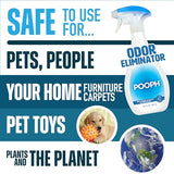 Pooph Pet Odor Eliminator, 20oz Spray - Dismantles Odors on a Molecular Basis, Dogs, Cats, Freshener, Urine, Poop, Pee, Deodorizer, Natures, Puppy, Fresh, Clean, Furniture, Potty, Safe-UPStoxs