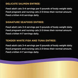 SHEBA Perfect Portions Paté Wet Cat Food Trays (24 Count, 48 Servings), Signature Seafood Entrée, Easy Peel Twin-Pack Trays-UPStoxs