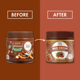 ChocZero Milk Chocolate Hazelnut Spread - Keto Friendly, No Sugar Added, Best Low Carb Dessert, Perfect Topping for Almond Flour Pancakes, Naturally Sweetened with Monk Fruit (1 jar, 12 oz)-UPStoxs