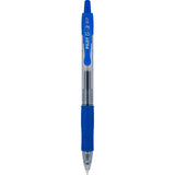 PILOT G2 Premium Refillable & Retractable Rolling Ball Gel Pens, Fine Point, Blue Ink, 12 Count (31021)-UPStoxs