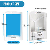 Flying Insect Trap for Indoor, Fruit Fly Trap for Home, Plug-in Fly Bug Zapper with Effective UV Light to Attract Flies, Moths, Gnats, Mosquitos Killer - 600 Sq Ft of Protection(1 Device+4 Refills)-UPStoxs
