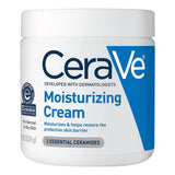 CeraVe Moisturizing Cream | Body and Face Moisturizer for Dry Skin | Body Cream with Hyaluronic Acid and Ceramides | Daily Moisturizer | Oil-Free | Fragrance Free | Non-Comedogenic | 19 Ounce-UPStoxs