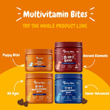 Zesty Paws Multivitamin Treats for Dogs - Glucosamine Chondroitin for Joint Support + Digestive Enzymes & Probiotics - Grain Free Vitamin for Skin & Coat + Immune Health - Peanut Butter Flavor - 90ct-UPStoxs