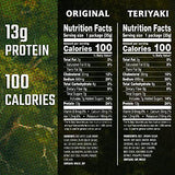 Jack Link's Beef Jerky Variety - Includes Original and Teriyaki Flavors, On the Go Snacks, 13g of Protein Per Serving, 9 Count of 1.25 Oz Bags (Pack of 1)-UPStoxs